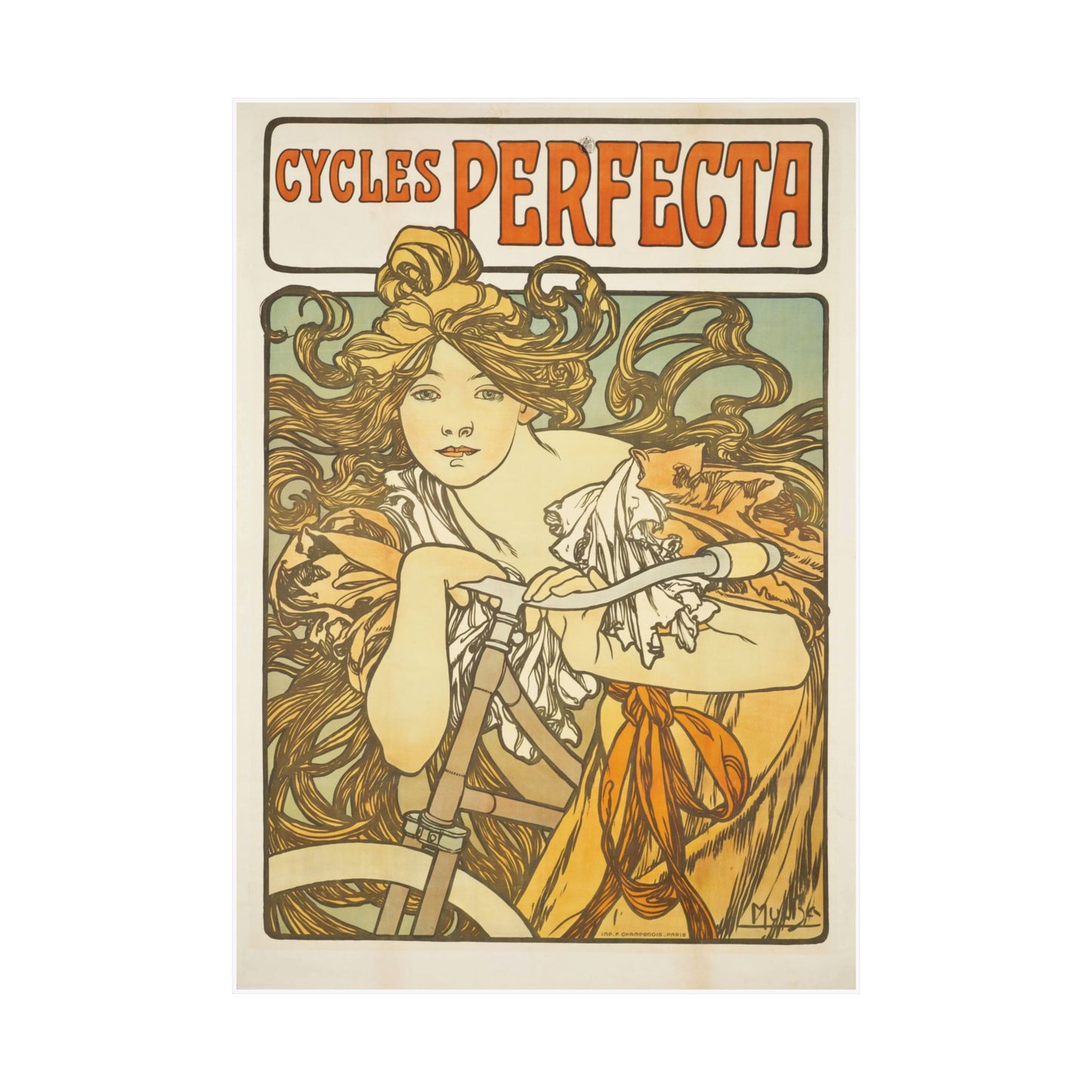 Cycle Perfecta - Vintage Cycling Poster - 1902