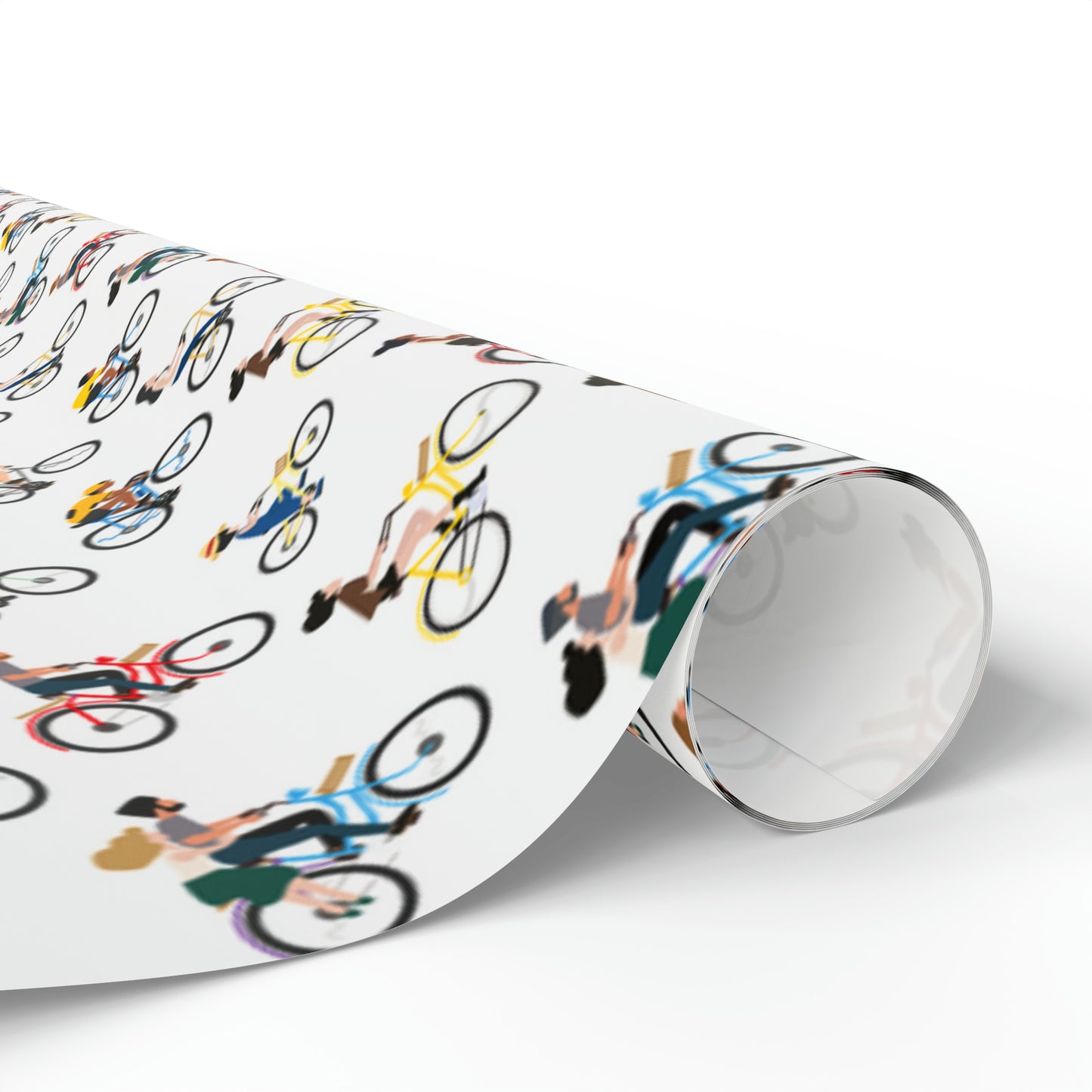 Bicycle Wrapping Paper - Cyclists