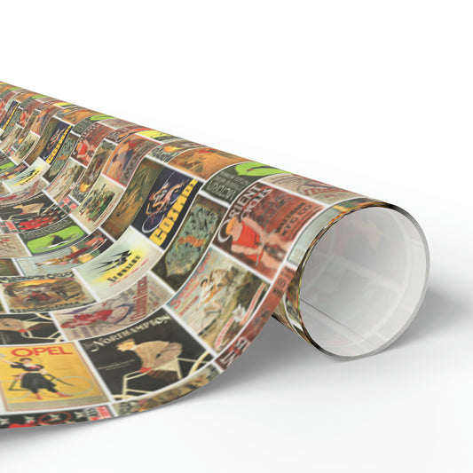 Bicycle Wrapping Paper - Vintage Posters