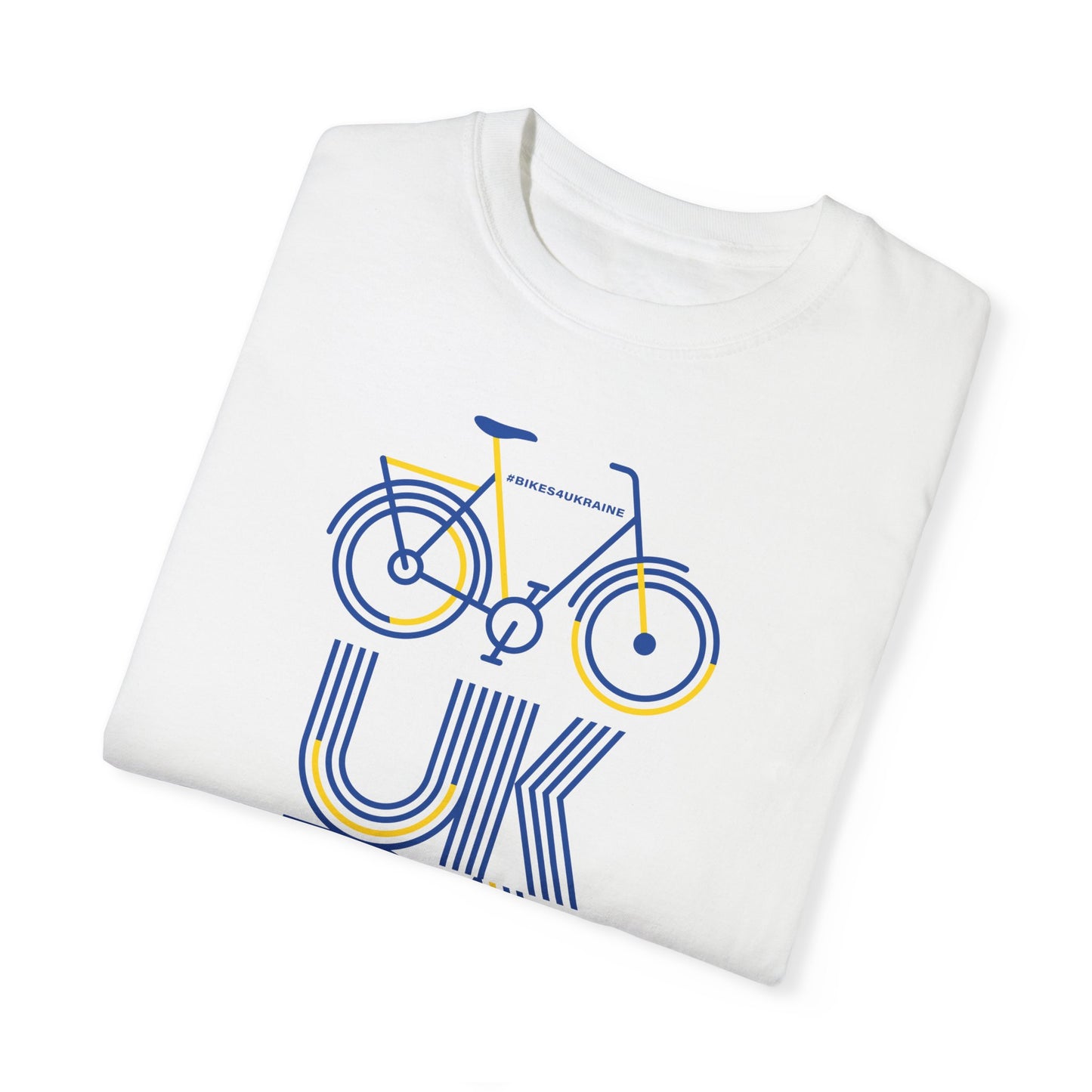 Bikes4Ukraine T-shirt - Design by Brian Branch
