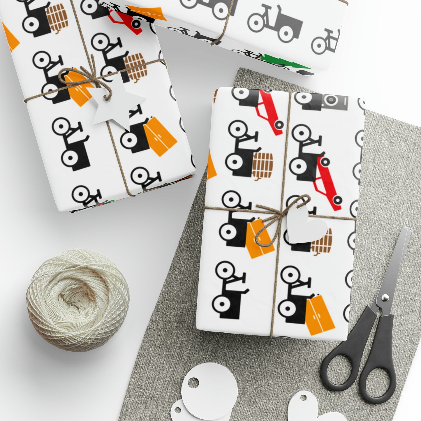 Cargo Bike Wrapping Paper