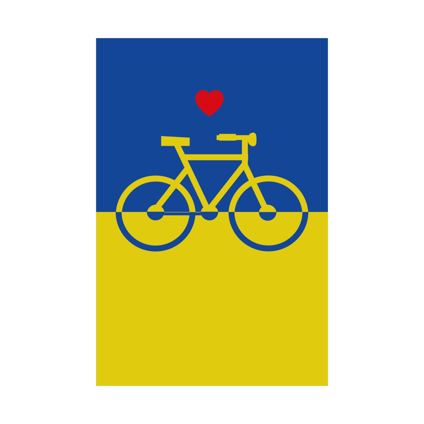 Bikes4Ukraine - Poster by Povl Lystrup Thomsen (DK)