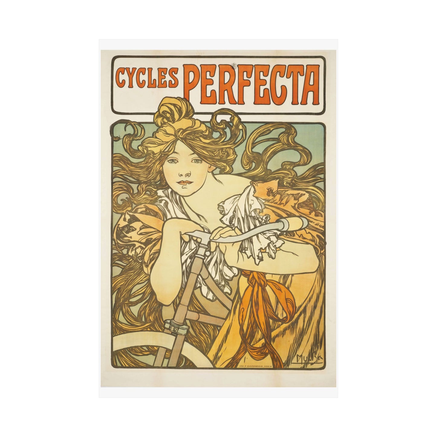 Cycle Perfecta - Vintage Cycling Poster - 1902