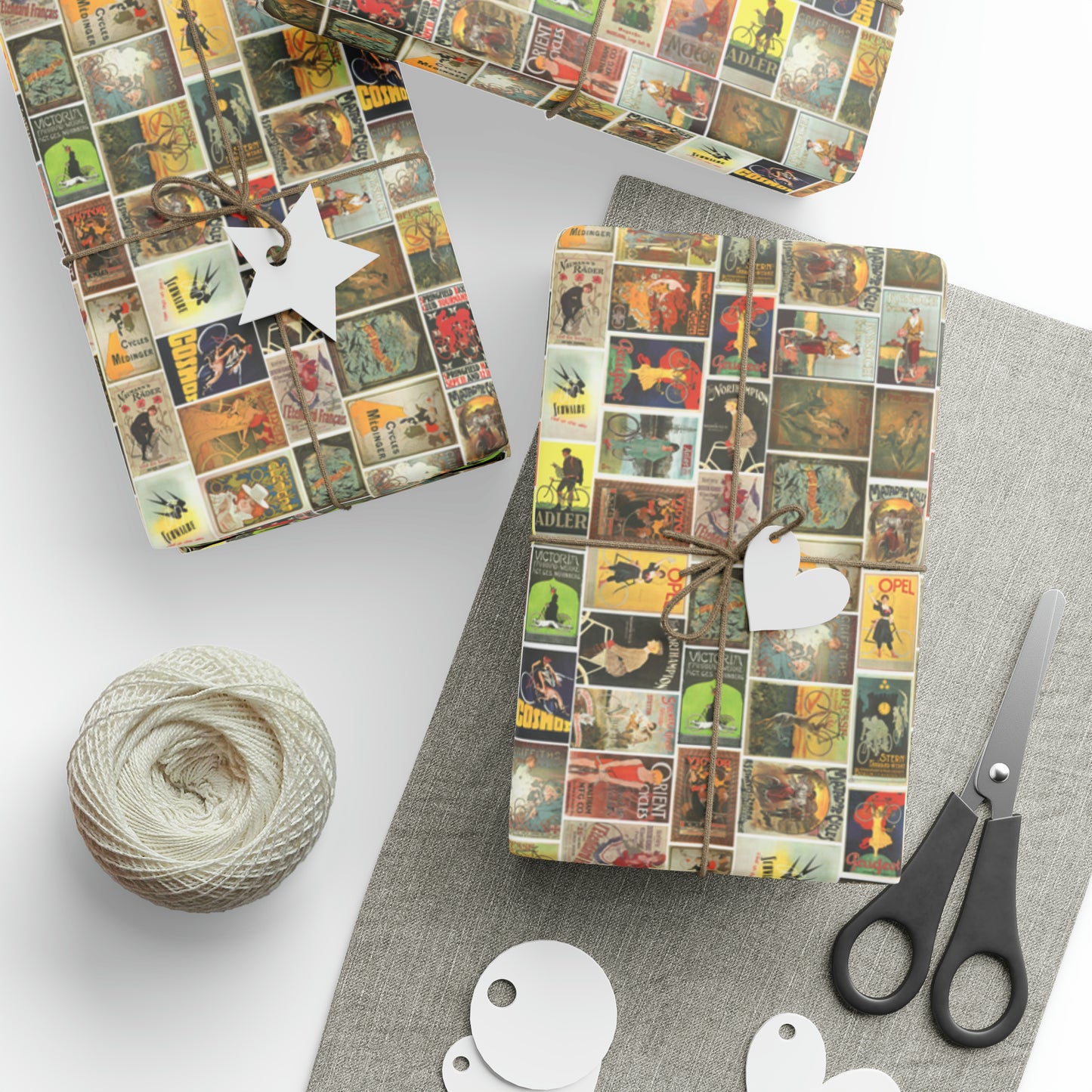 Bicycle Wrapping Paper - Vintage Posters