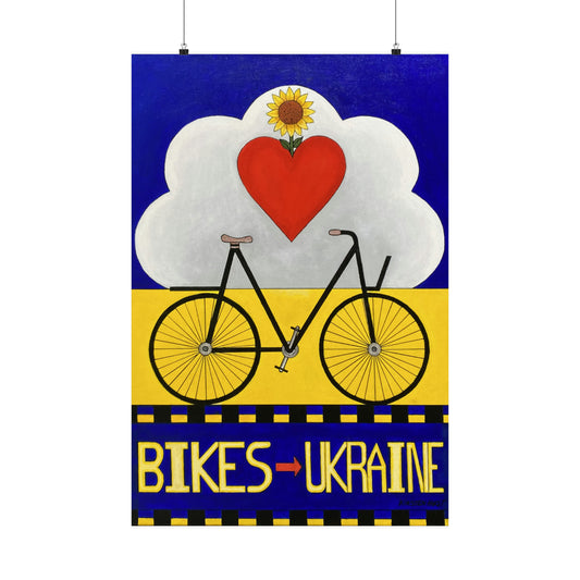 Bikes4Ukraine - Design by Kirsten Høst (DK)