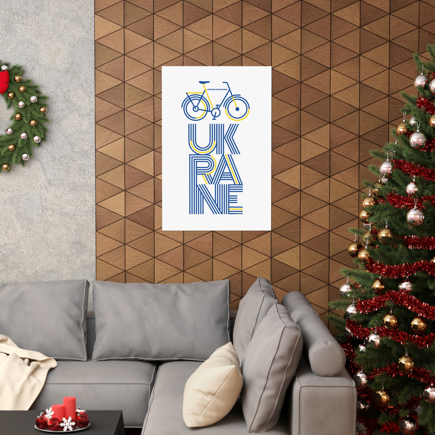 Bikes4Ukraine - Design by Brian Branch (CA) - White Design