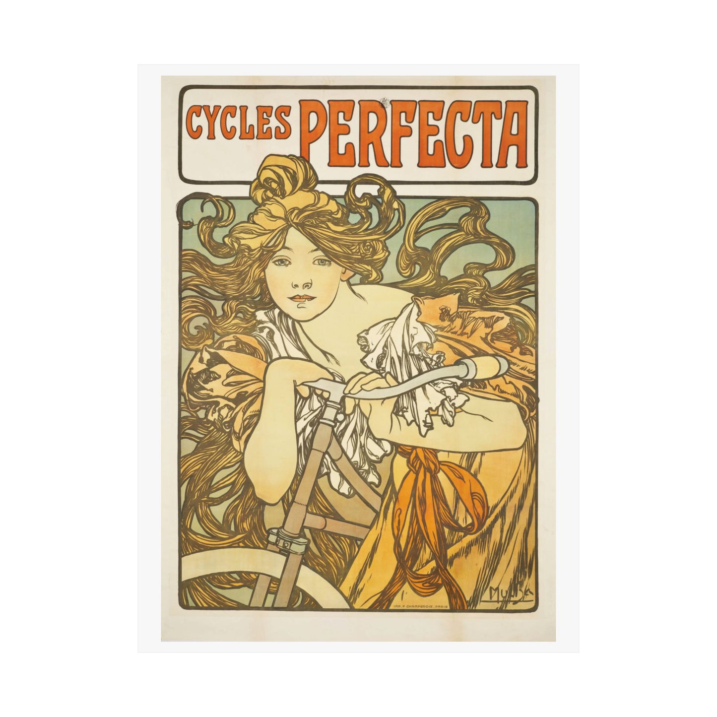 Cycle Perfecta - Vintage Cycling Poster - 1902