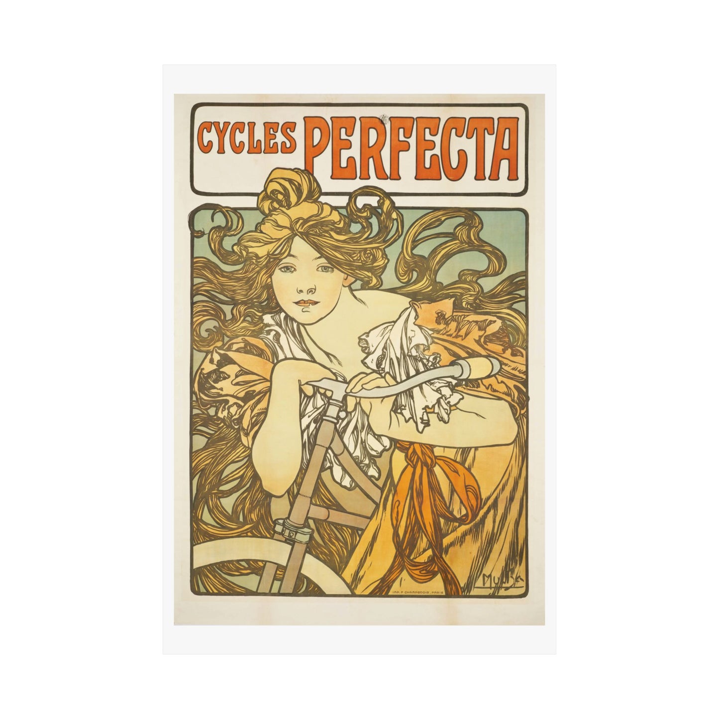 Cycle Perfecta - Vintage Cycling Poster - 1902