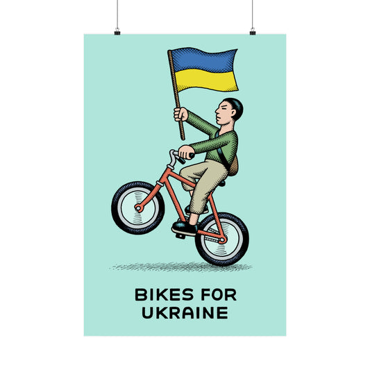 Bikes4Ukraine - Design by Andy Singer (US)